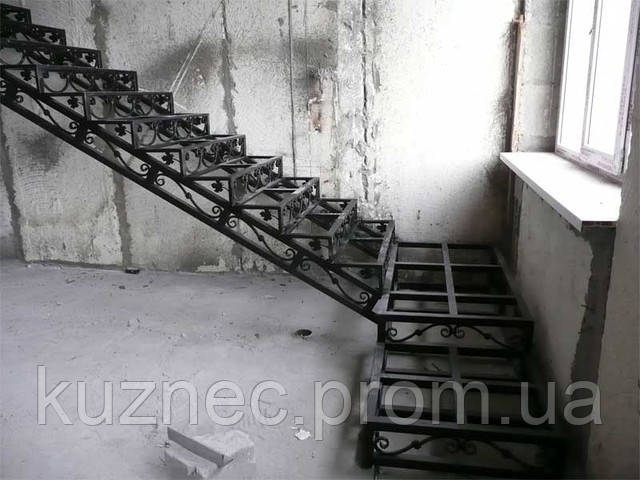 Лестницы маршевые. Металлические лестницы уличного типа. Качественная покраска супер эмалью. - фото 4 - id-p1890631674