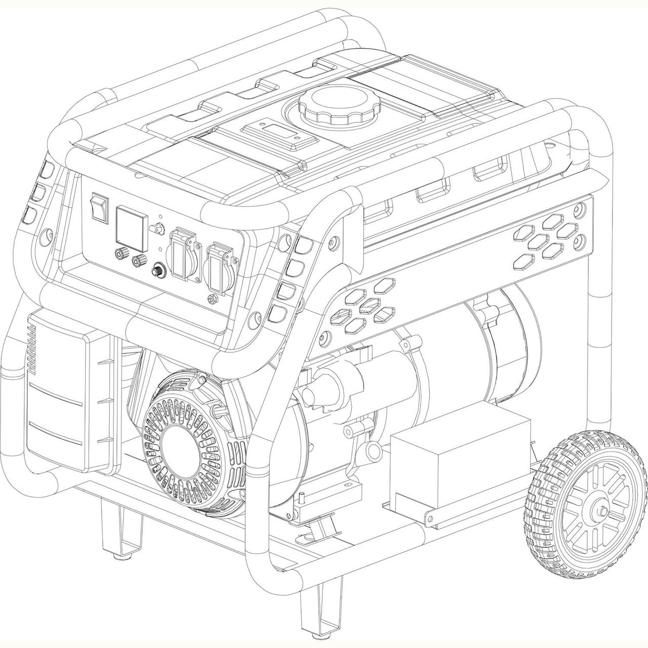 Генератор бензиновий EnerSol EPG-3200SEH