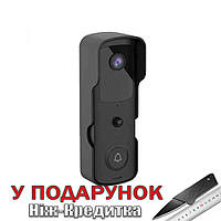 Дверной звонок с камерой Tuyasmart Wi-Fi и ИК-подсветкой 1080P HD Без звонка