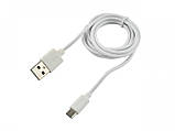 USB кабель Aspor A171 Micro 2.1A/1.2м- білий, фото 2