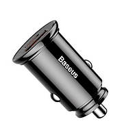 АЗП Baseus USB Car Charger USB 3.0 + USB-C 30W Black (CCALL-YS01)