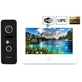 Комплект відеодомофону Neolight NeoKIT HD Pro WF Black