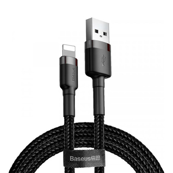 Кабель Baseus Cafule Cable USB Lightning 2A 3m Grey/Black (CALKLF-RG1)