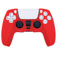 Силіконовий чохол для джойстика Sony PlayStation PS5 Type 7 Red тех.пак