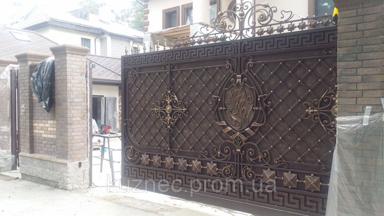 Откатные ворота на любой вкус с доставкой и установкой по Украине - фото 8 - id-p1890632334