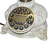 Стаціонарний телефон у ретро стилі "Квіточка", 26х25х21 см (9020C), фото 3