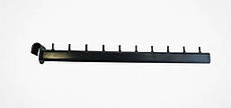 Кронштейн (Флейта) на перемичку 45 см, колір Чорний