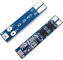 BMS 2S Li-Ion контролер 18650 7,4 V 8A заряду/розряду Макс 16 А HX-2S-A10