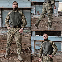 Форма Shark 7 (Сорочка Ubacs + Штани тактичні 7 кишень Grifon) піксель ріп-стоп (вафелька) Shark