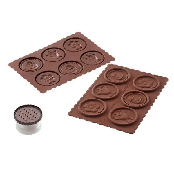 Набір кондитерських форм для випічки печива КОЛО d 8,5 см Silikomart CKC05