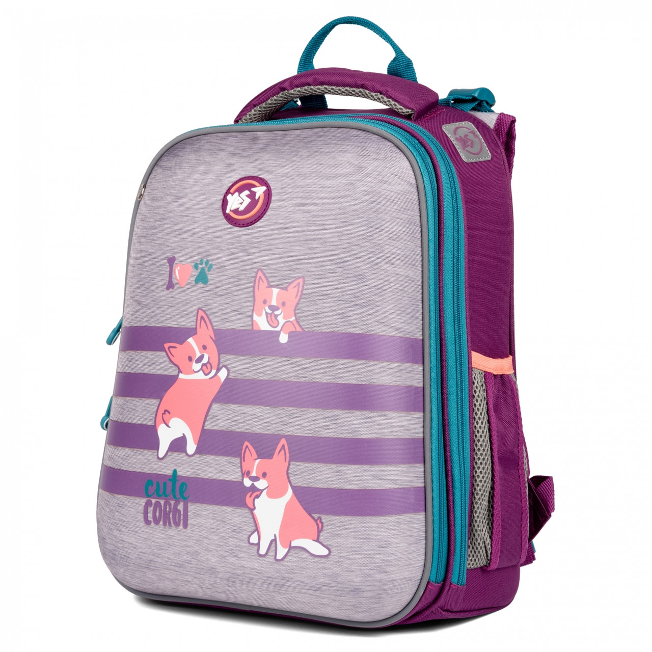 Рюкзак шкільний ортопедичний, каркасний, «YES» "Corgi" H-12, 559020