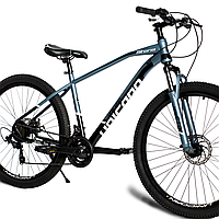 Спортивный горный велосипед 27.5 дюймов подростковый для взрослых Unicorn Storm темно синий