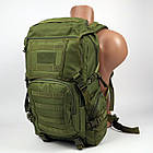 Рюкзак тактичний Tactical 0999 Modular 45 літрів 1000 D Olive, фото 4
