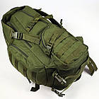 Рюкзак тактичний Tactical 0999 Modular 45 літрів 1000 D Olive, фото 11