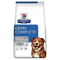 Hill's Prescription Diet Derm Complete корм для собак при харчовій алергії та дерматиті 4 кг