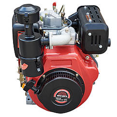 Двигун дизельний Vitals DM 10.0sne (10 л.с., електростартер, шліци, вал 25 мм)