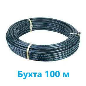 Труба для поливу 40 мм, 6 бар, товщ. 2,2 мм ПЕ-80, пластикова, поліетиленова, водопровідна (бухта 100 м)