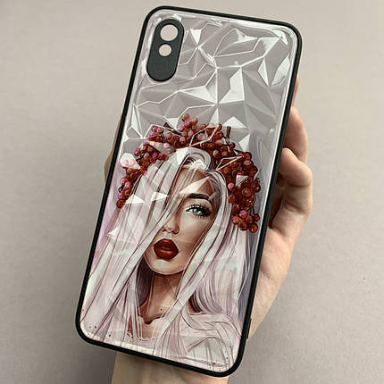 Чохол для Xiaomi Redmi 9A Ladies з дівчинкою українкою чохол на телефон сяомі редмі 9а білий, фото 1