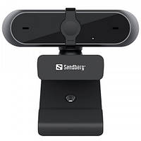 Веб-камера Sandberg 133-95 Webcam Pro Autofocus Stereo Mic 1920x1080 CMOS USB2.0 с микрофоном Black