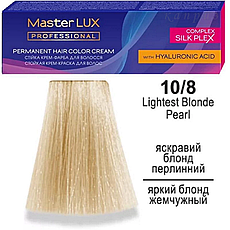 Крем-фарба для волосся Master LUX 10/8 professional 60 мл.