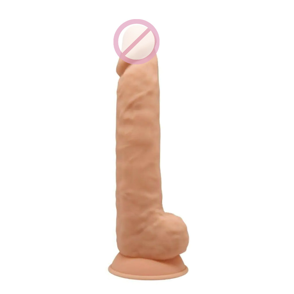 Фалоїмітатор реалістичний SilexD Arnold Flesh (MODEL 5 size 10in), двошаровий, силікон + Silexpan