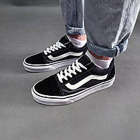 Кеды Vans Old Skool мужские, кеды ванс олд скул черные тканевые, вансы мужские