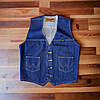 Джинсовий жилет Wrangler unlined denim vest, фото 10