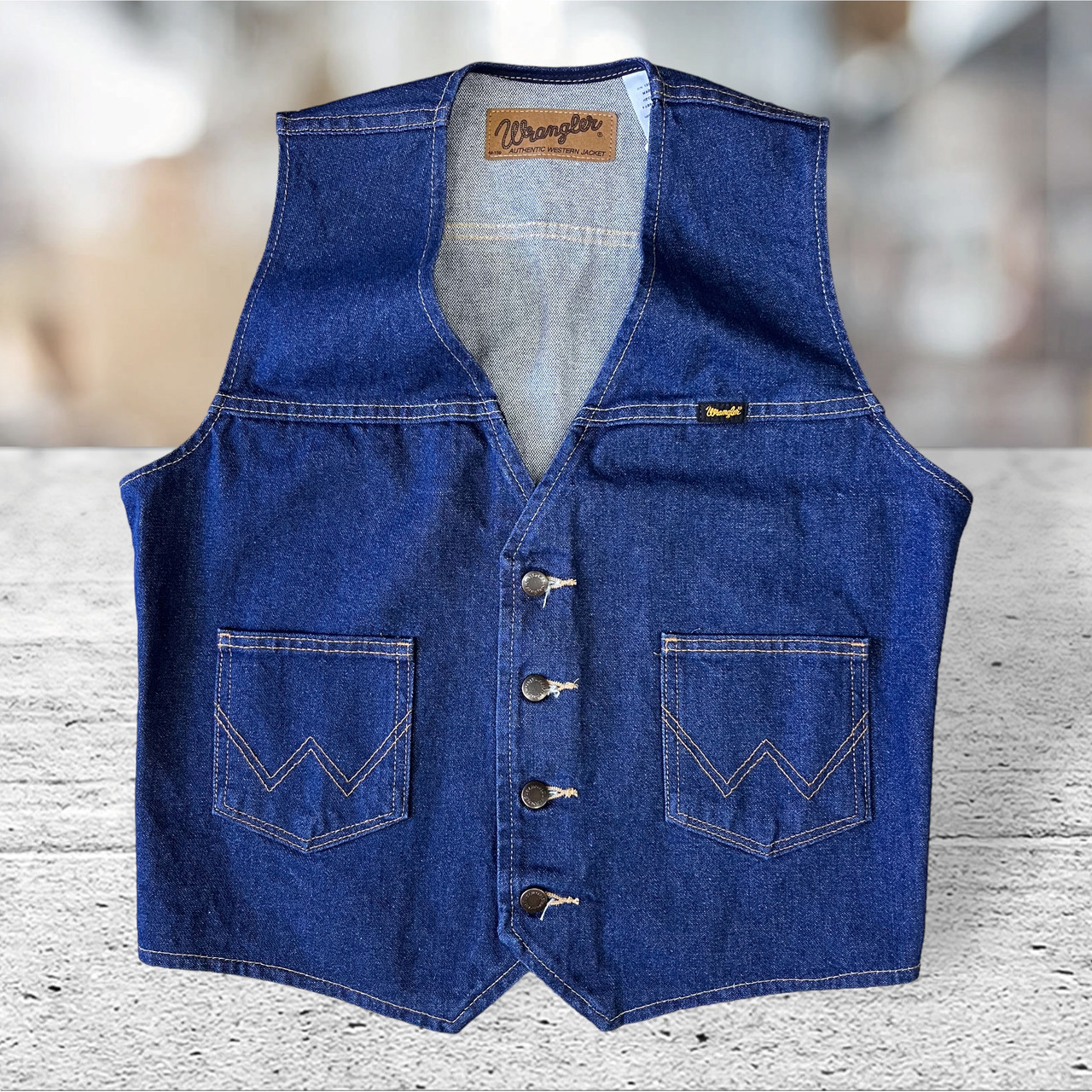 Джинсовий жилет Wrangler unlined denim vest