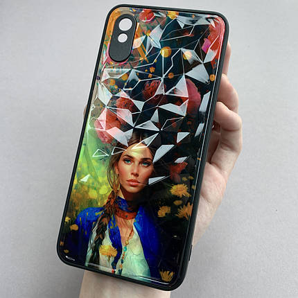 Чохол для Xiaomi Redmi 9A Ladies дівчинка з півонії чохол на телефон сяомі редмі 9а, фото 1