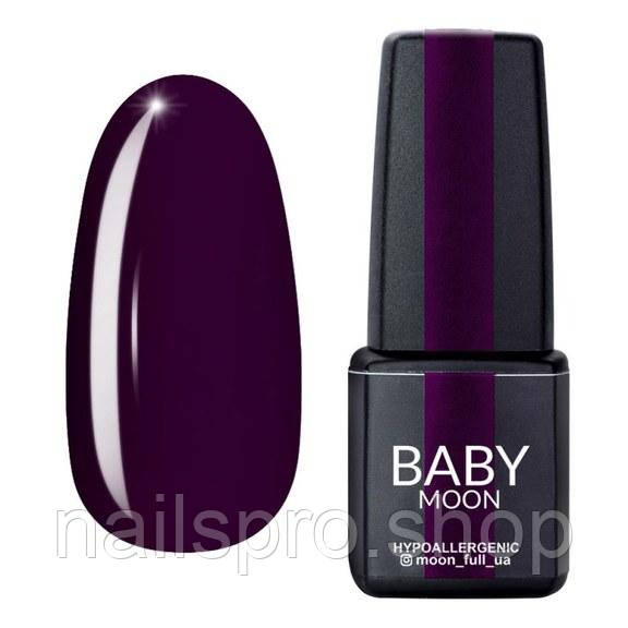 Гель лак BABY Moon Burgundy №011 темно-сливовий, 6 мл