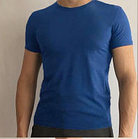 Мужская футболка, 95% вискоза, цвет: електрик, арт. 0699
