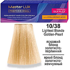 Крем-фарба для волосся Master LUX 10/38 professional 60 мл.