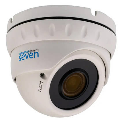 Варіофокальна IP-відеокамера 4 Мп вулична SEVEN IP-7234PA 2,8-12 мм, фото 1