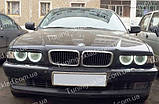 Вії БМВ Е38 (накладки на передні фари BMW E38), фото 3