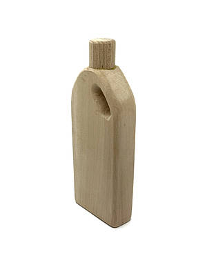 Дерев'яна іграшка баночка дитяча 17.5 см. для декору та декупажу розвиваюча / Заготовка з дерева для дітей