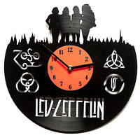 Настінний годинник з вініла "Led Zeppelin"