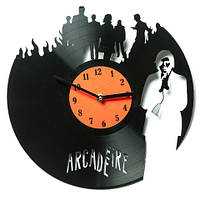 Настінний годинник з вініла "Arcade Fire"