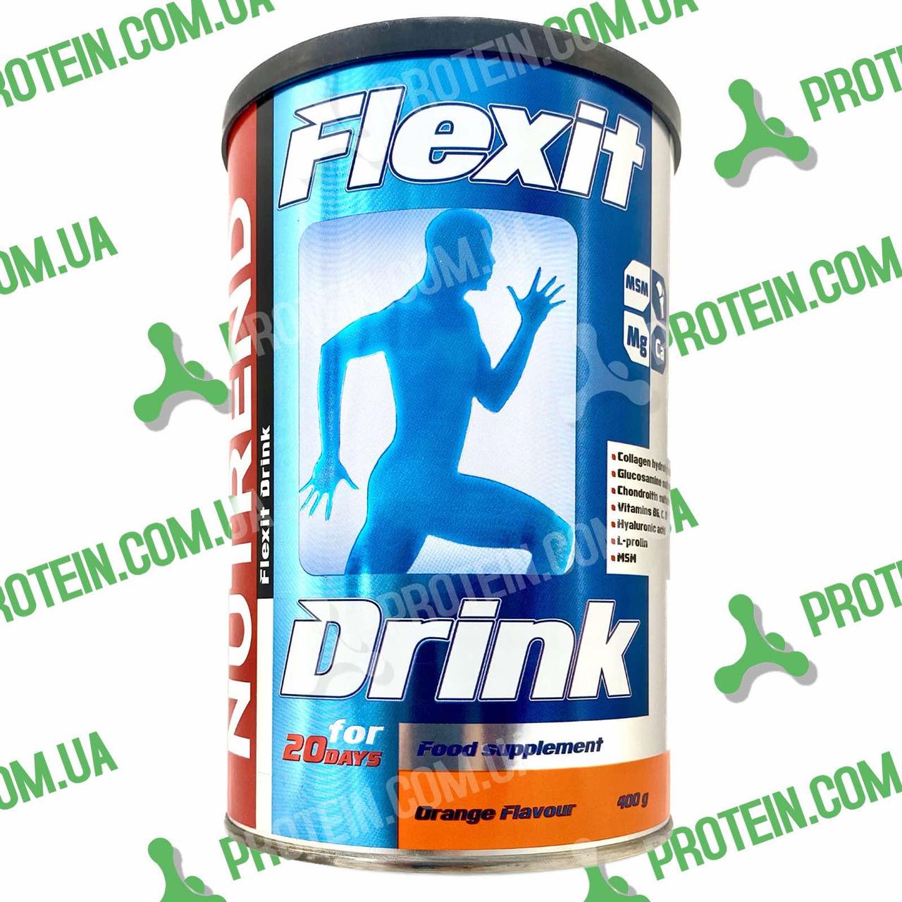 Хондропротектор з Колагеном Nutrend Flexit Drink 400 г Orange Апельсин