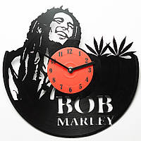 Часы с виниловой пластинки «Bob Marley»