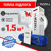 Нагрівальний мат Wazzell Easyheat 200 / 1.5 м² / 300 Вт / товщ. 3.5 мм / тепла підлога під плитку (Німеччина)