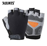 Перчатки для спорта митенки без пальцев MAIDILONGl GEL GLOVE SC301 Черный (S M L XL)