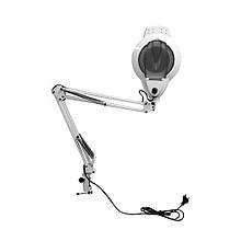 Лампа лупа FS-077 24 вт. косметична LED (з лінзою) світлодіодна зі струбциною