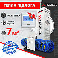 Нагревательный мат Wazzell Easyheat 200 / 7 м² / 1400 Вт / толщ. 3.5 мм / теплый пол под плитку (Германия)