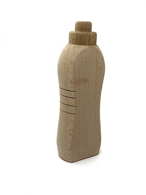 Дерев'яна іграшка баночка дитяча 16.5 см. для декору та рукоділля для дітей / Заготовка з дерева