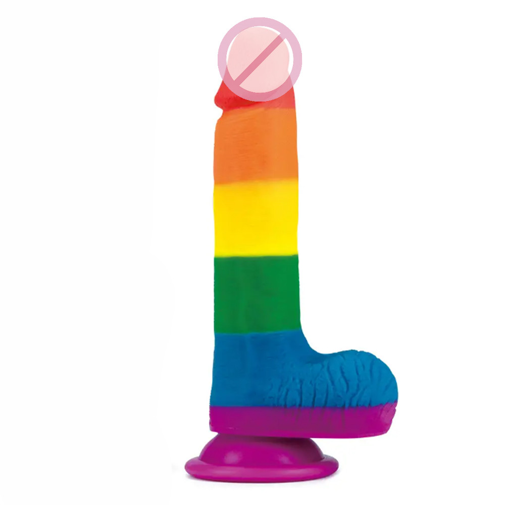 Фалоїмітатор реалістичний із мошоком — Prider Dildo 7.5''