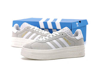 Жіночі сірі Кросівки Adidas Gazelle Bold