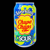 Напій сильногазований Chupa Chups Sour Blueberry Sparkling Drink 345 мл