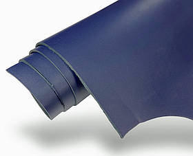 Шкіра чепрак з лицевим покриттям для ременів ножен кобур чохлів сумок браслетів 4,0-4,2мм колір синій