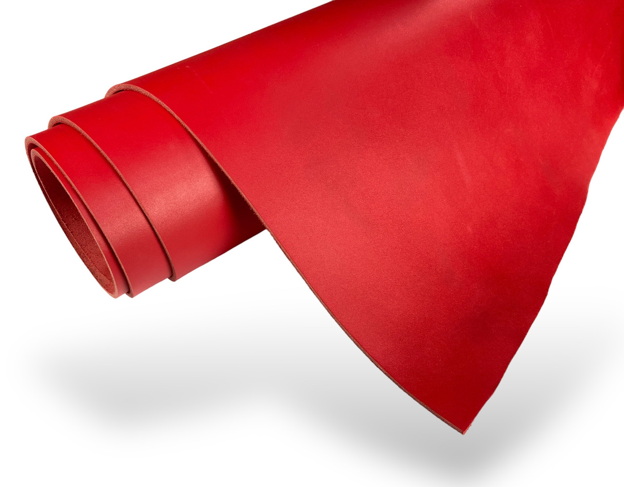Шкіра чепрак з лицевим покриттям для ременів ножен кобур чохлів сумок браслетів 4,0-4,2мм колір  яскраво-червоний, фото 1