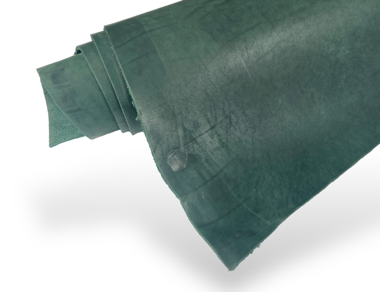 Шкіра ремінна КРАСТ без фінішного покриття товщина т. 3,8-4мм колір зелений, фото 1